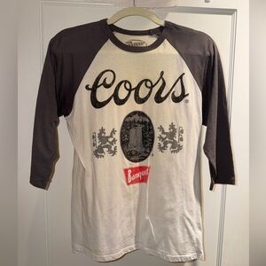 Coors Banquet Baseball T-Shirt - Size XS